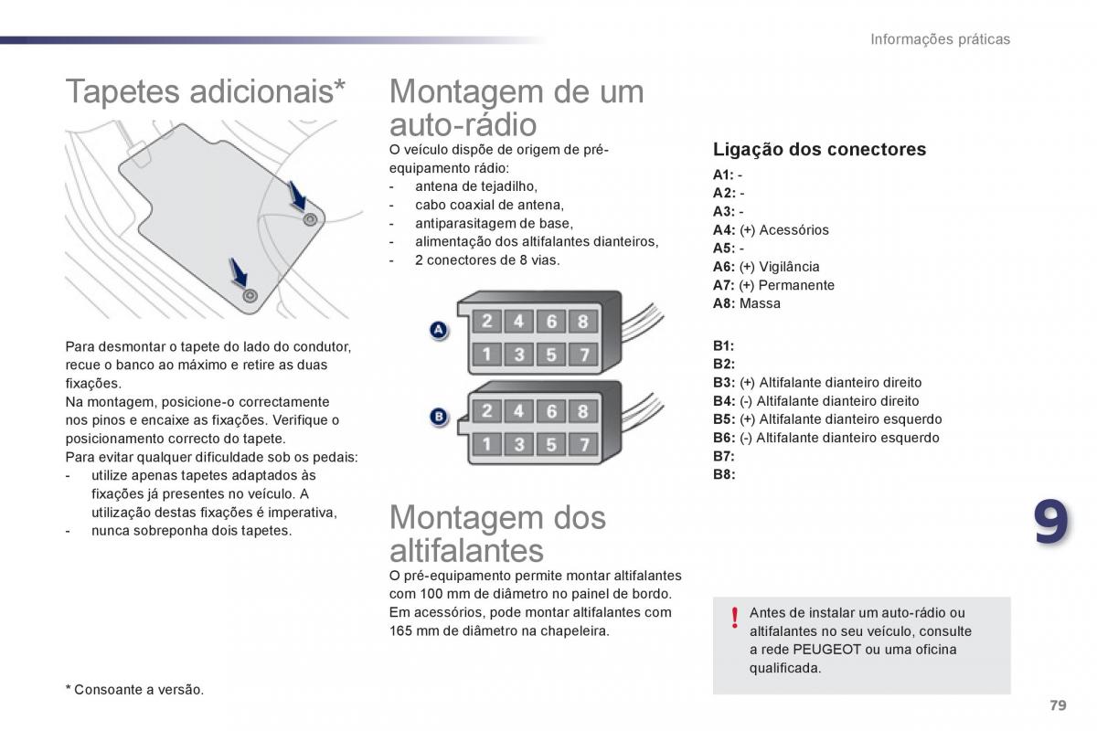 manual de usuario Peugeot 107 manual del propietario / page 81