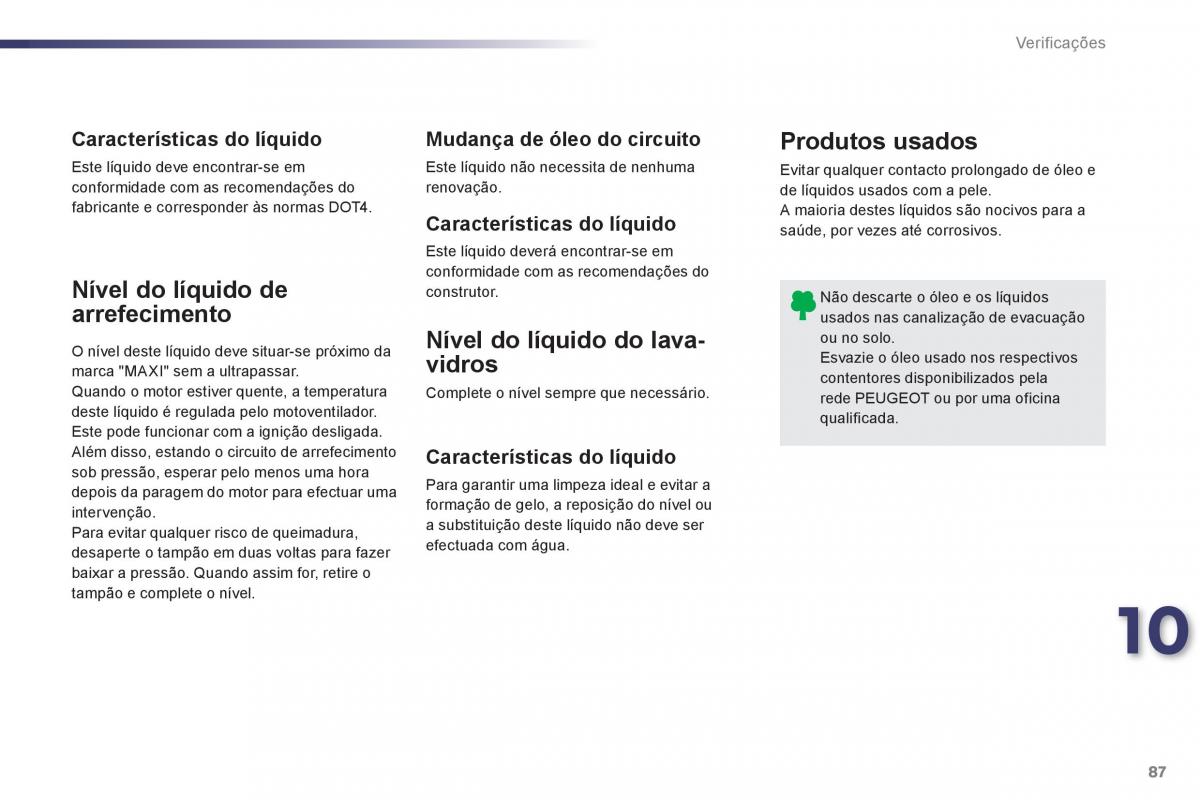 manual de usuario Peugeot 107 manual del propietario / page 89