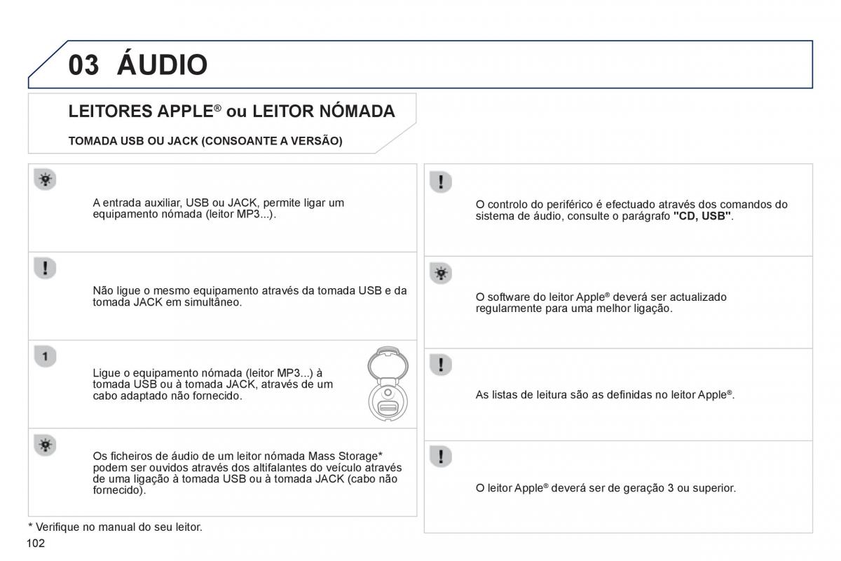 manual de usuario Peugeot 107 manual del propietario / page 104