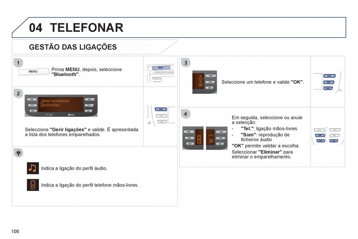 manual de usuario Peugeot 107 manual del propietario / page 108