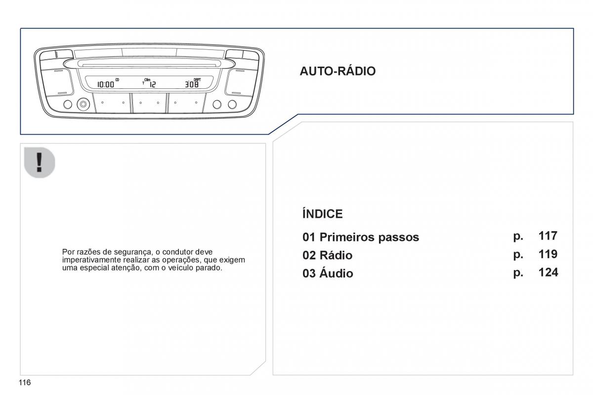 manual de usuario Peugeot 107 manual del propietario / page 118