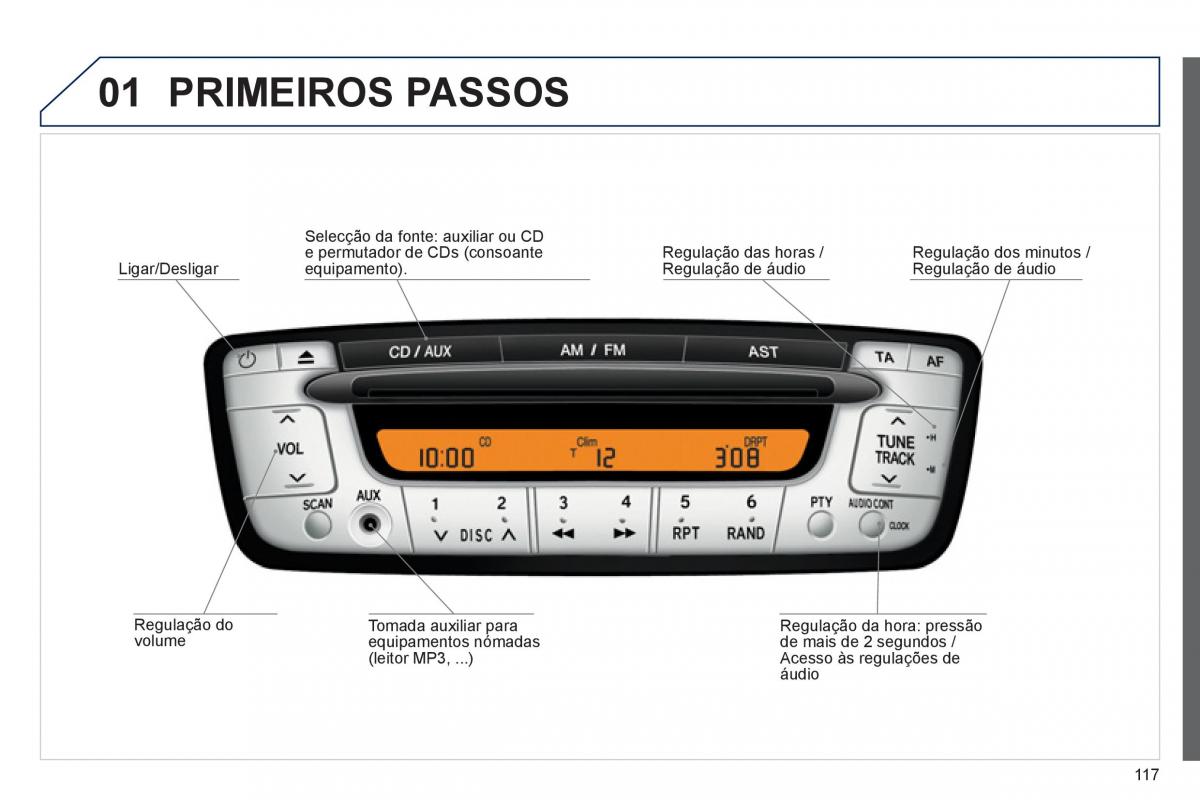 manual de usuario Peugeot 107 manual del propietario / page 119