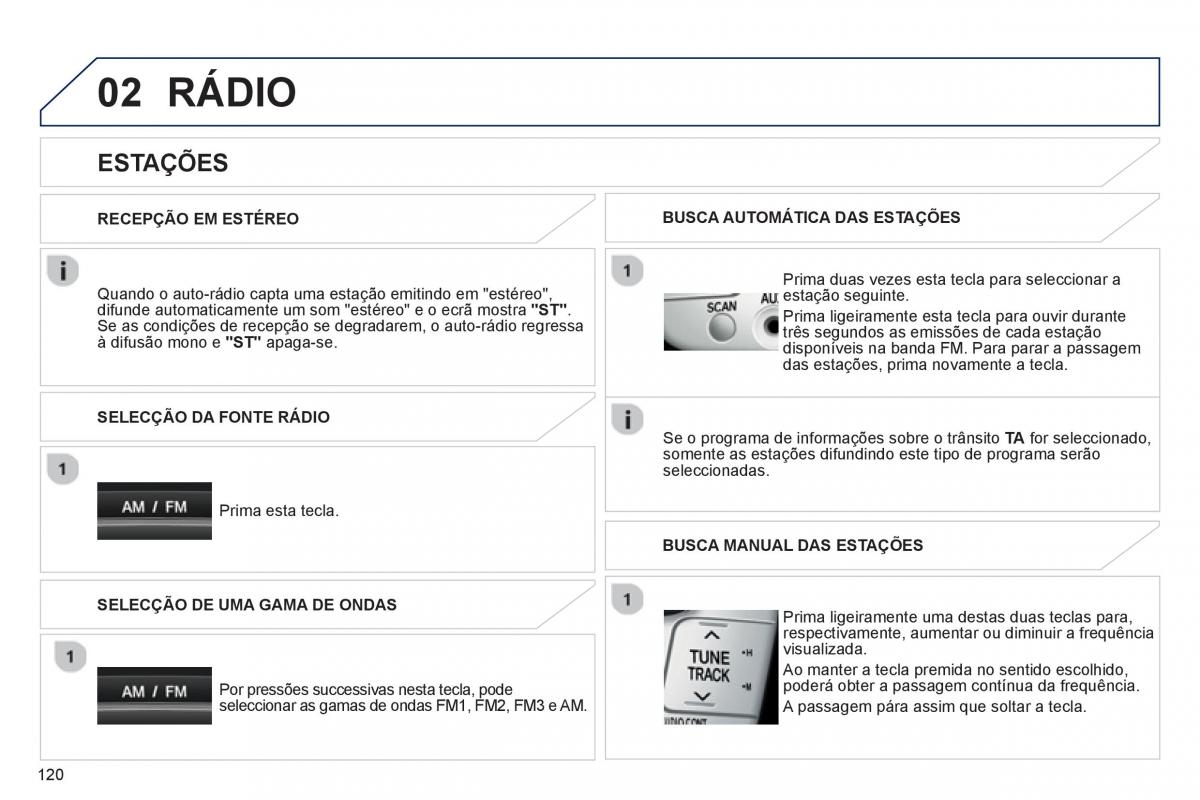 manual de usuario Peugeot 107 manual del propietario / page 122