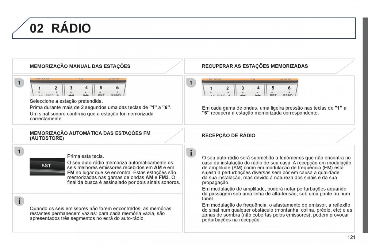 manual de usuario Peugeot 107 manual del propietario / page 123