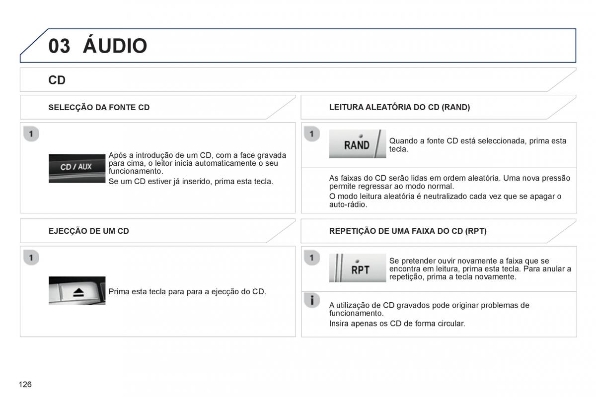 manual de usuario Peugeot 107 manual del propietario / page 128