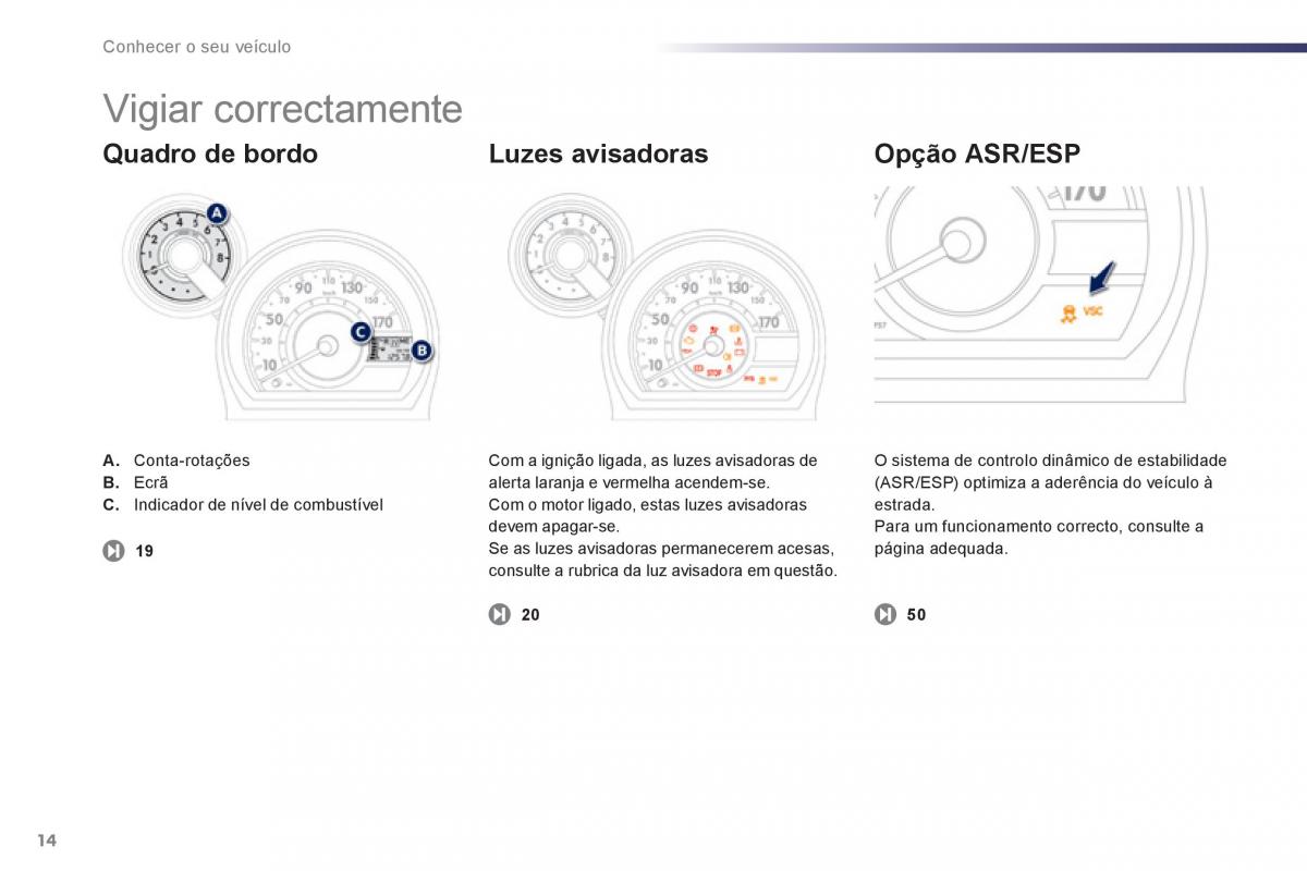 Bedienungsanleitung Peugeot 107 manual del propietario / page 16