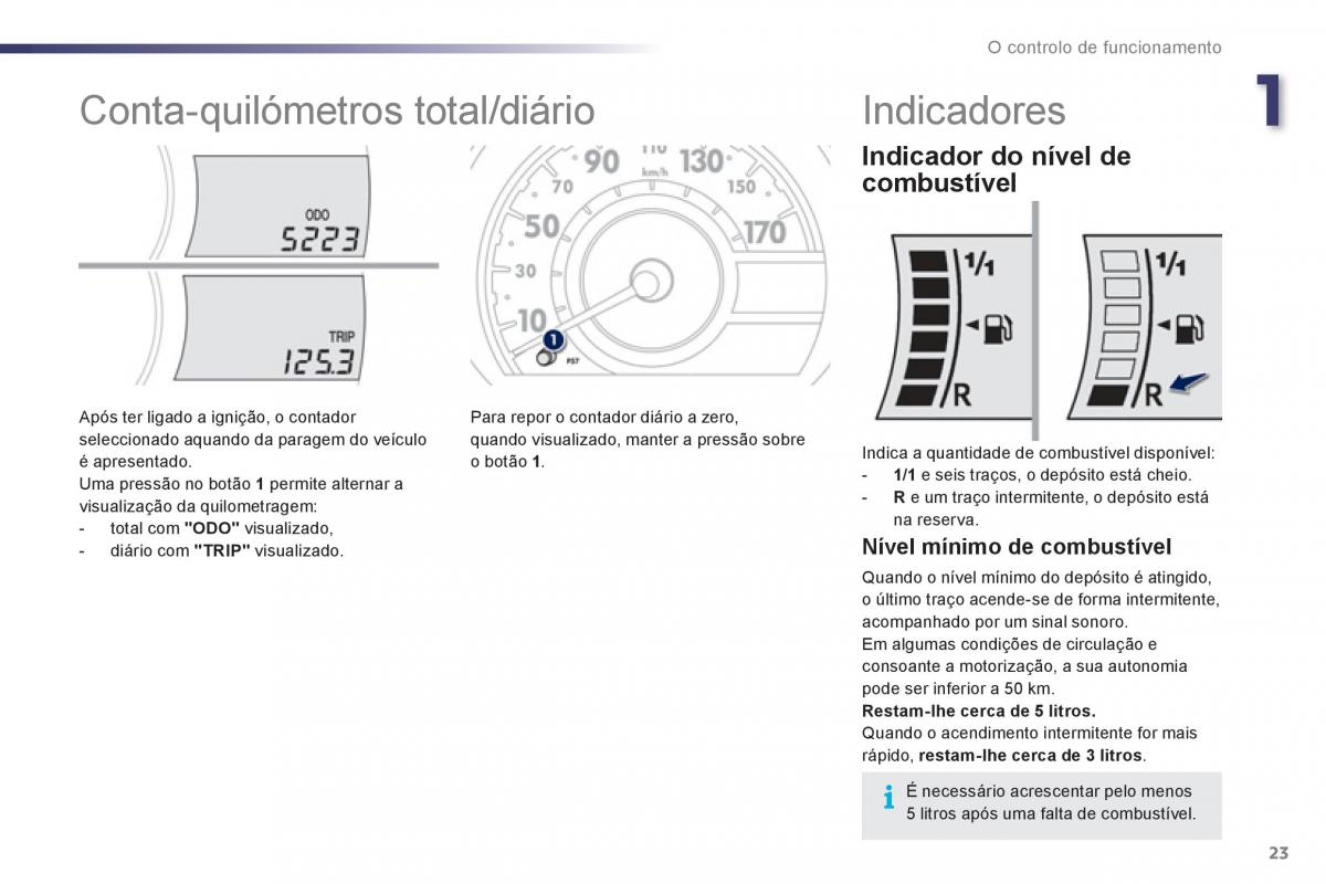 manual de usuario Peugeot 107 manual del propietario / page 25