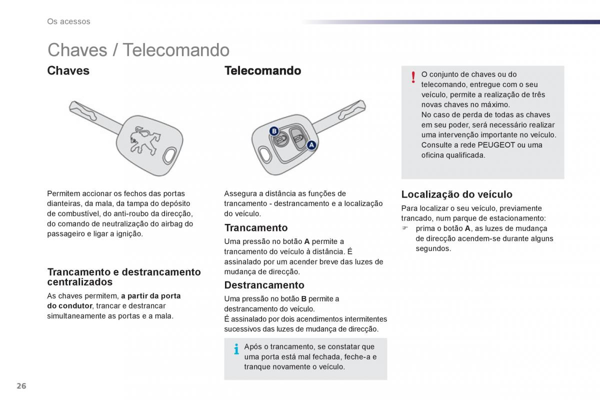 manual de usuario Peugeot 107 manual del propietario / page 28