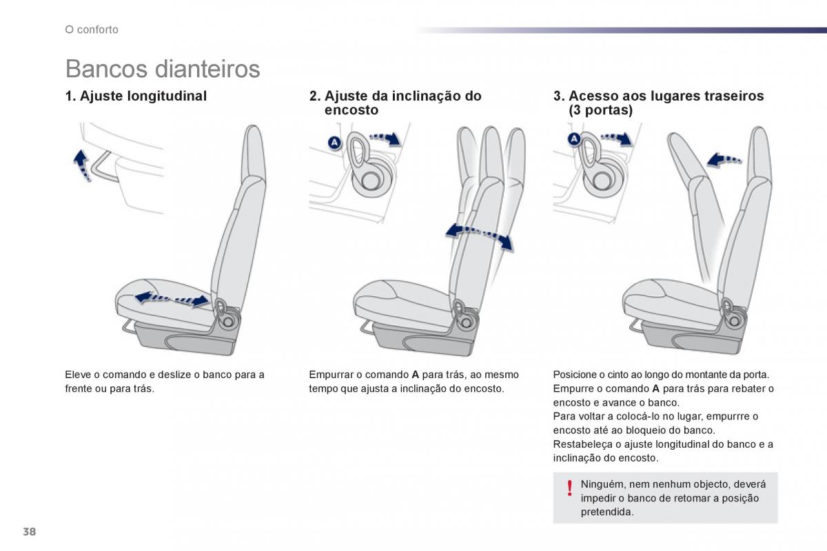 manual de usuario Peugeot 107 manual del propietario / page 40