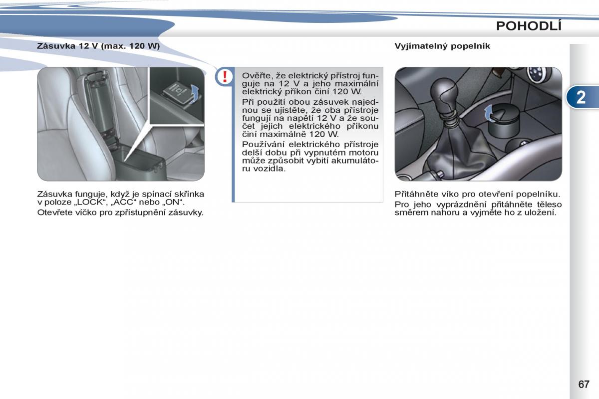 Peugeot 4007 navod k obsludze / page 69