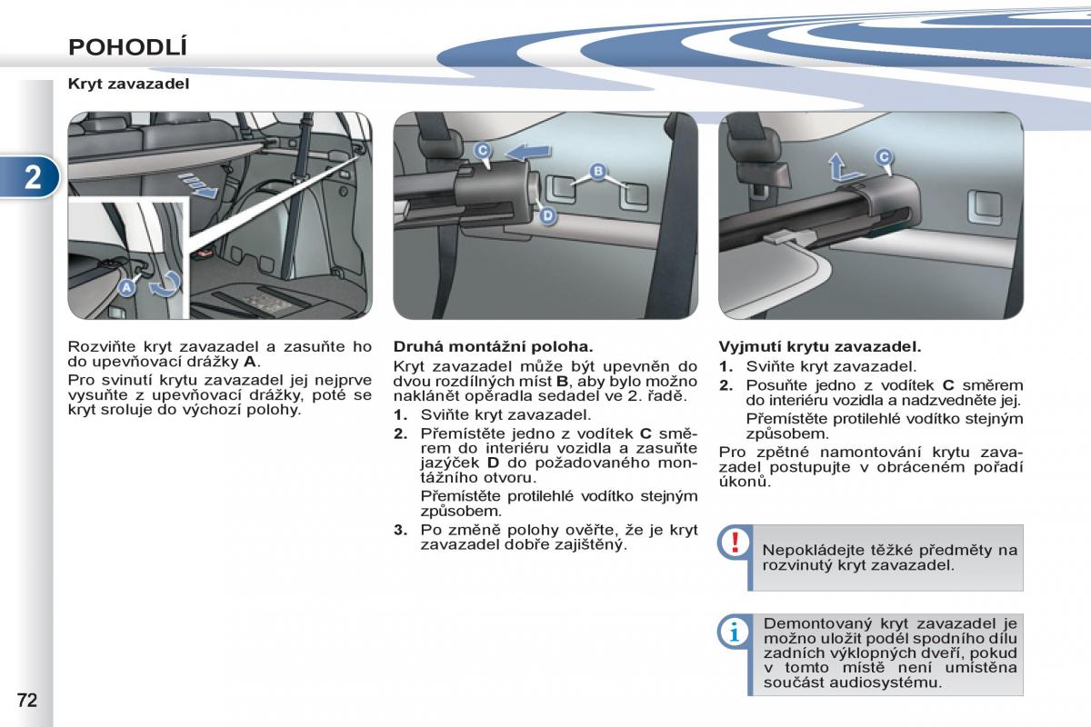 Peugeot 4007 navod k obsludze / page 74