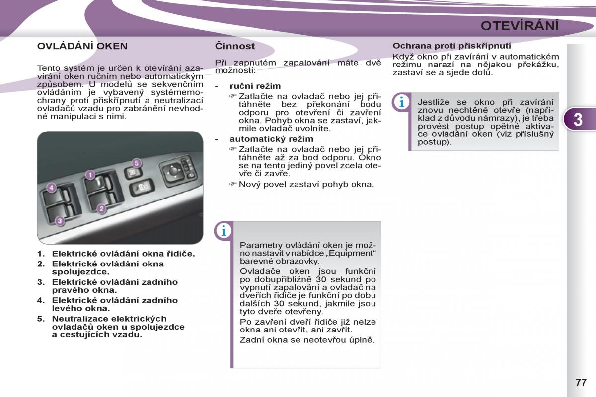 Peugeot 4007 navod k obsludze / page 79