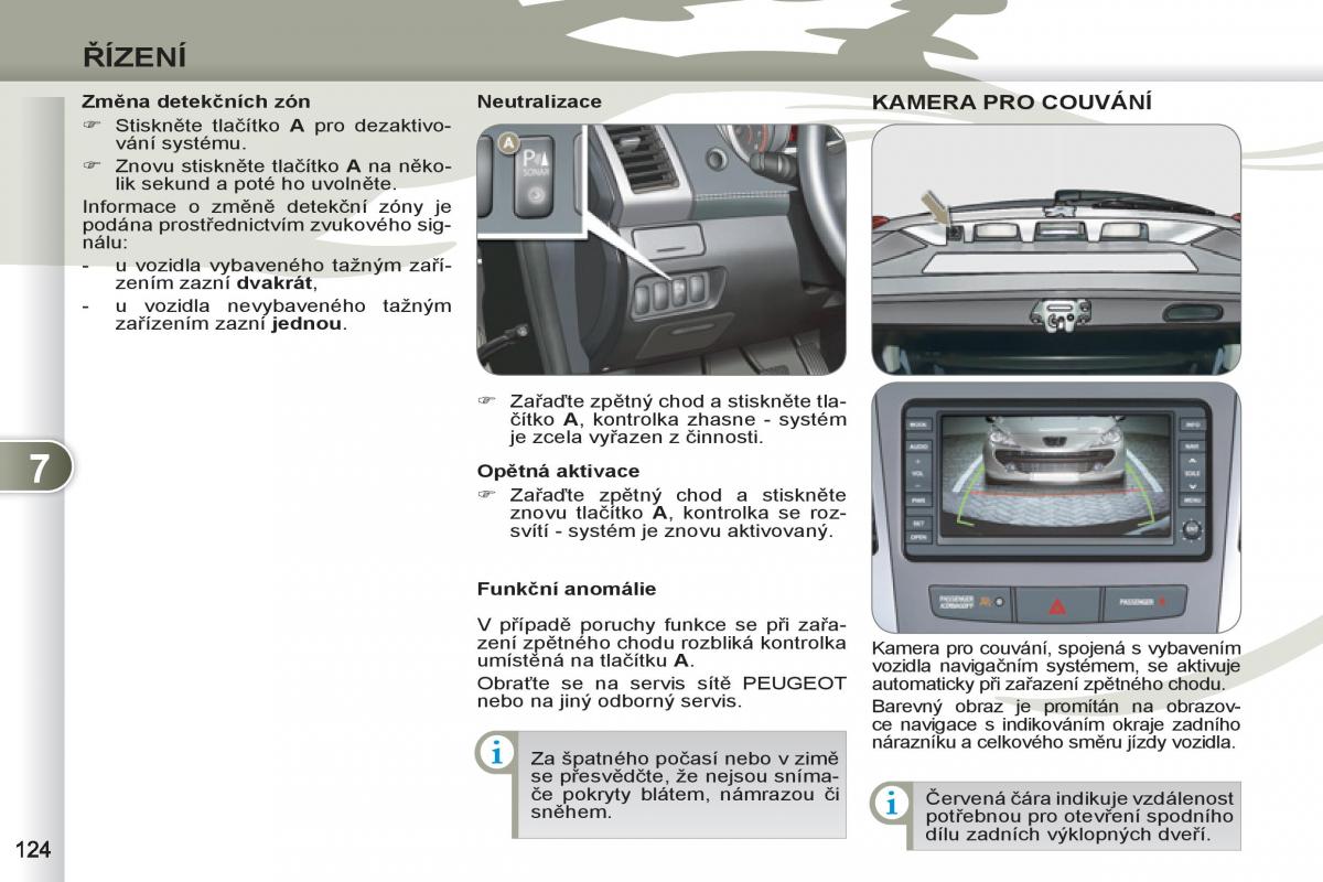 Peugeot 4007 navod k obsludze / page 126