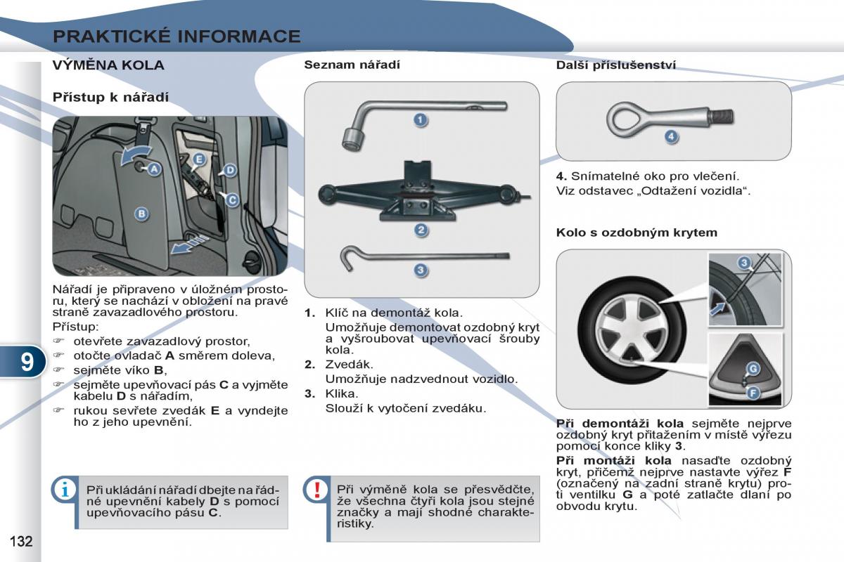 Peugeot 4007 navod k obsludze / page 134