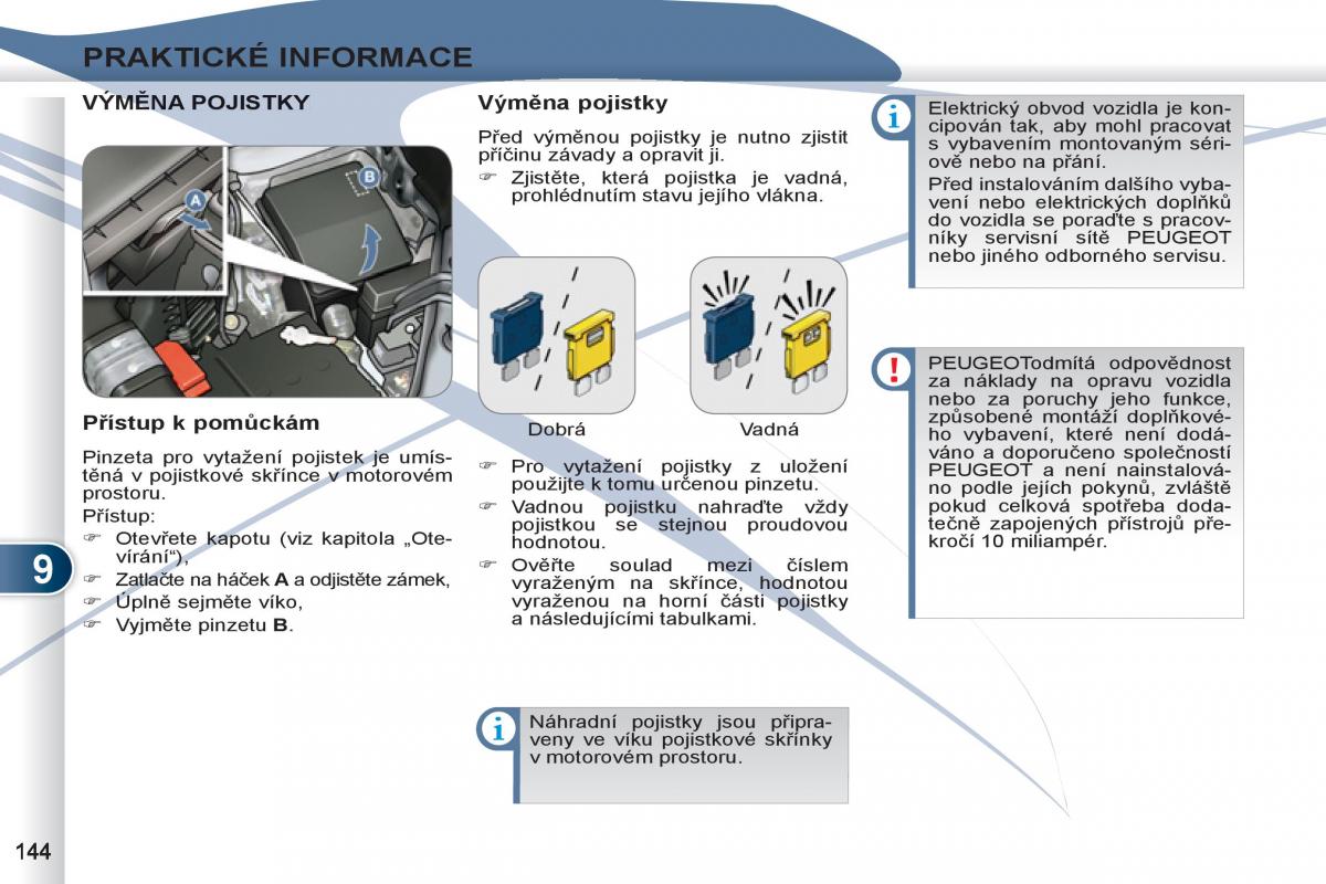 Peugeot 4007 navod k obsludze / page 146