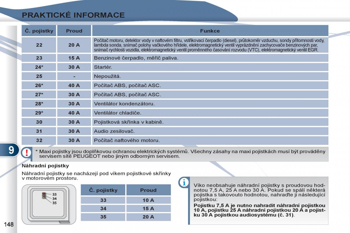 Peugeot 4007 navod k obsludze / page 150