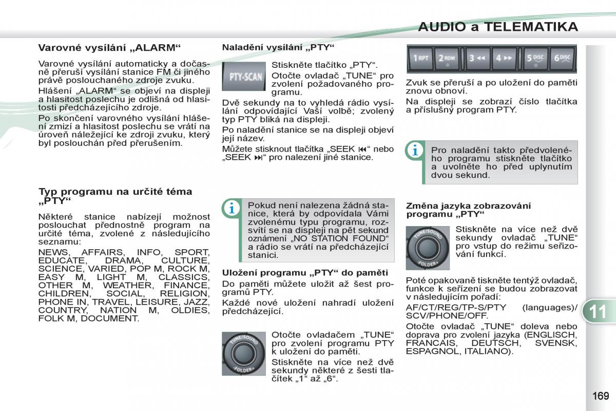 Peugeot 4007 navod k obsludze / page 171