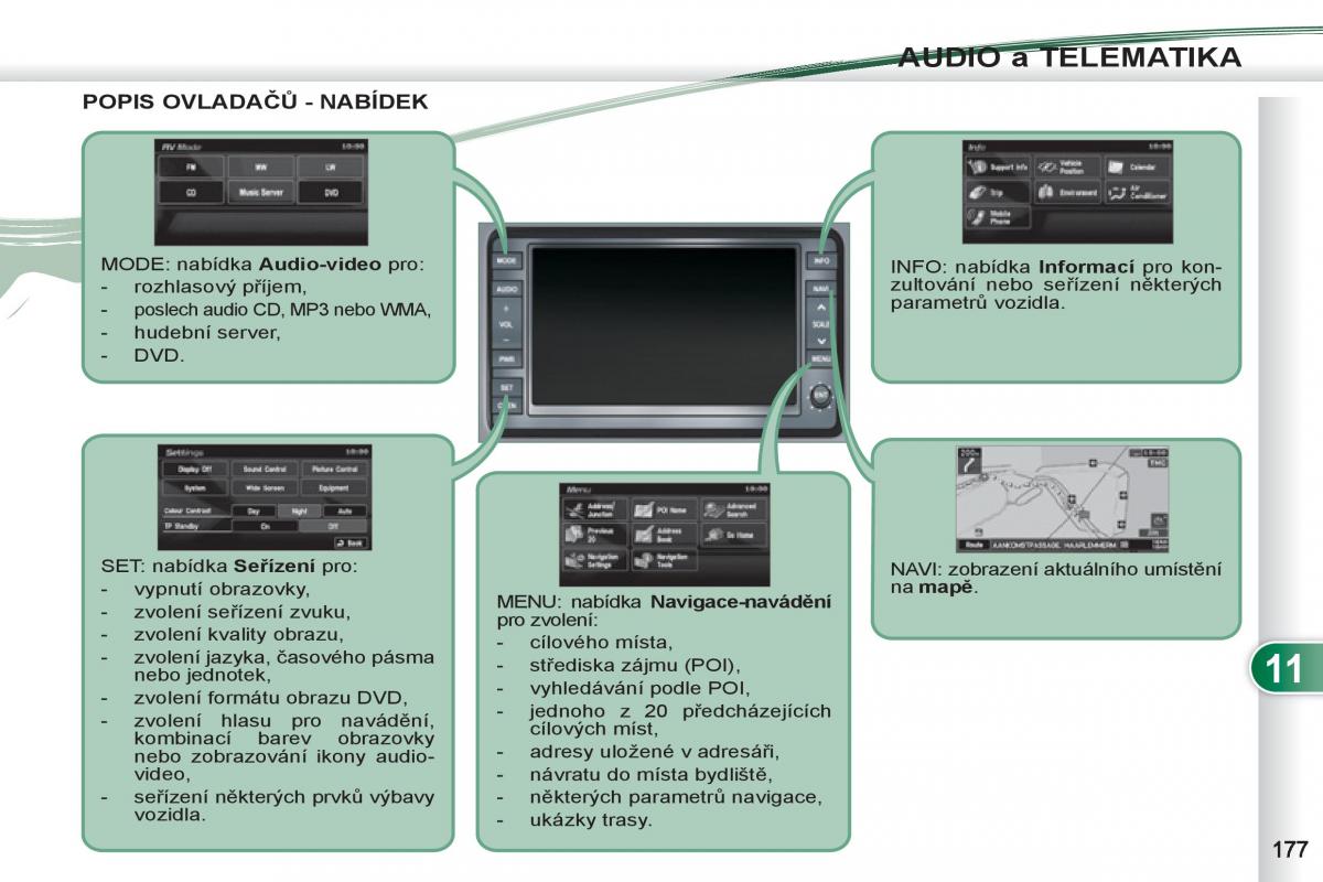 Peugeot 4007 navod k obsludze / page 179