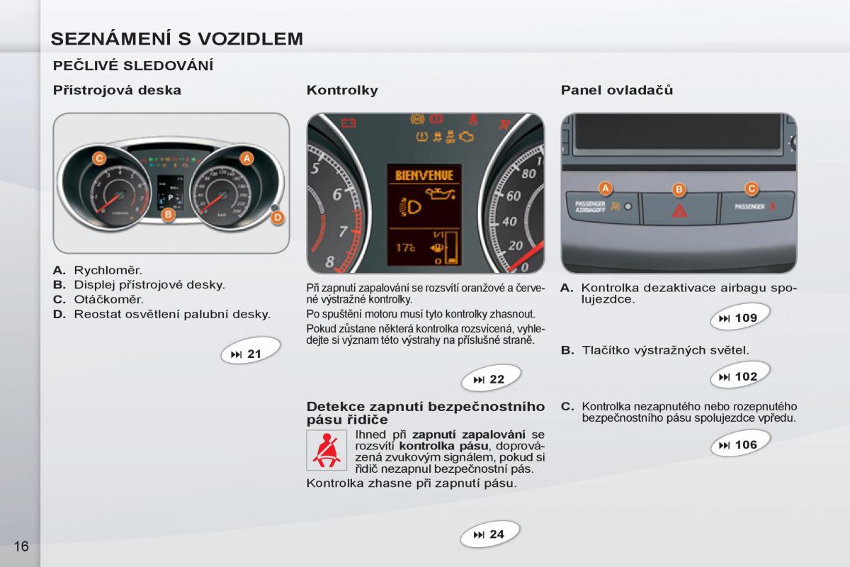 Peugeot 4007 navod k obsludze / page 18