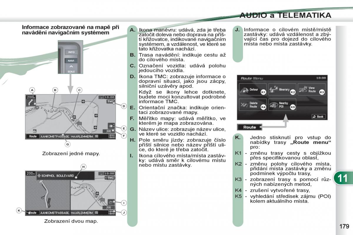 Peugeot 4007 navod k obsludze / page 181