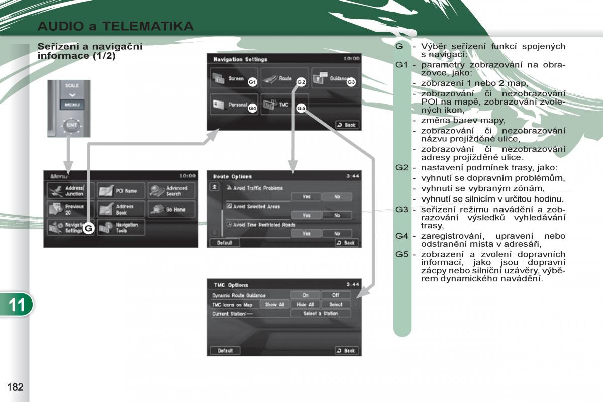 Peugeot 4007 navod k obsludze / page 184