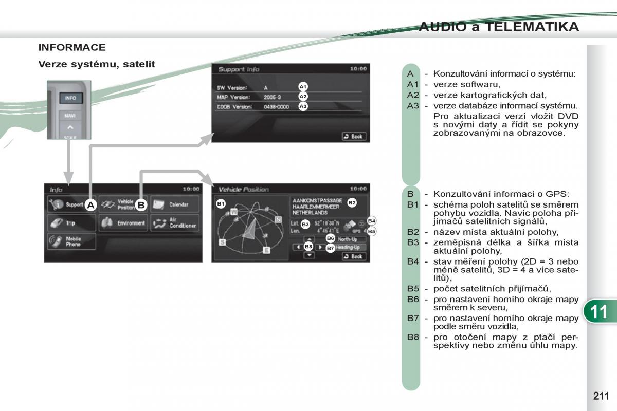 manual  Peugeot 4007 navod k obsludze / page 213