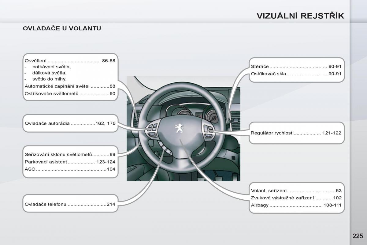 Peugeot 4007 navod k obsludze / page 227