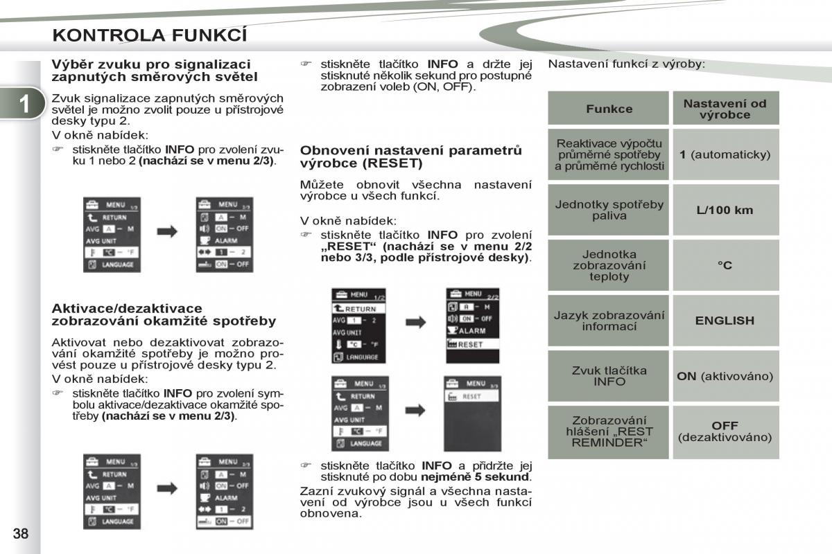 Peugeot 4007 navod k obsludze / page 40