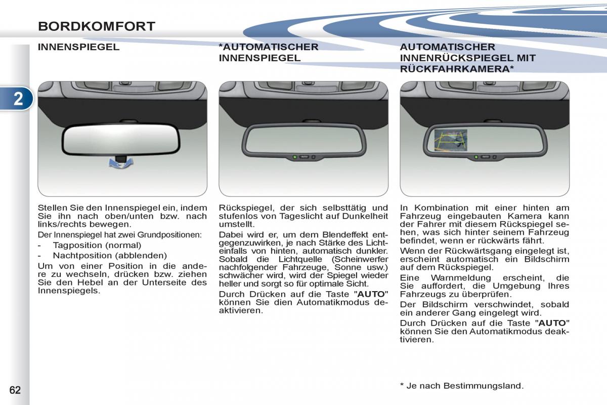 manuel du propriétaire Peugeot 4007 Handbuch / page 64