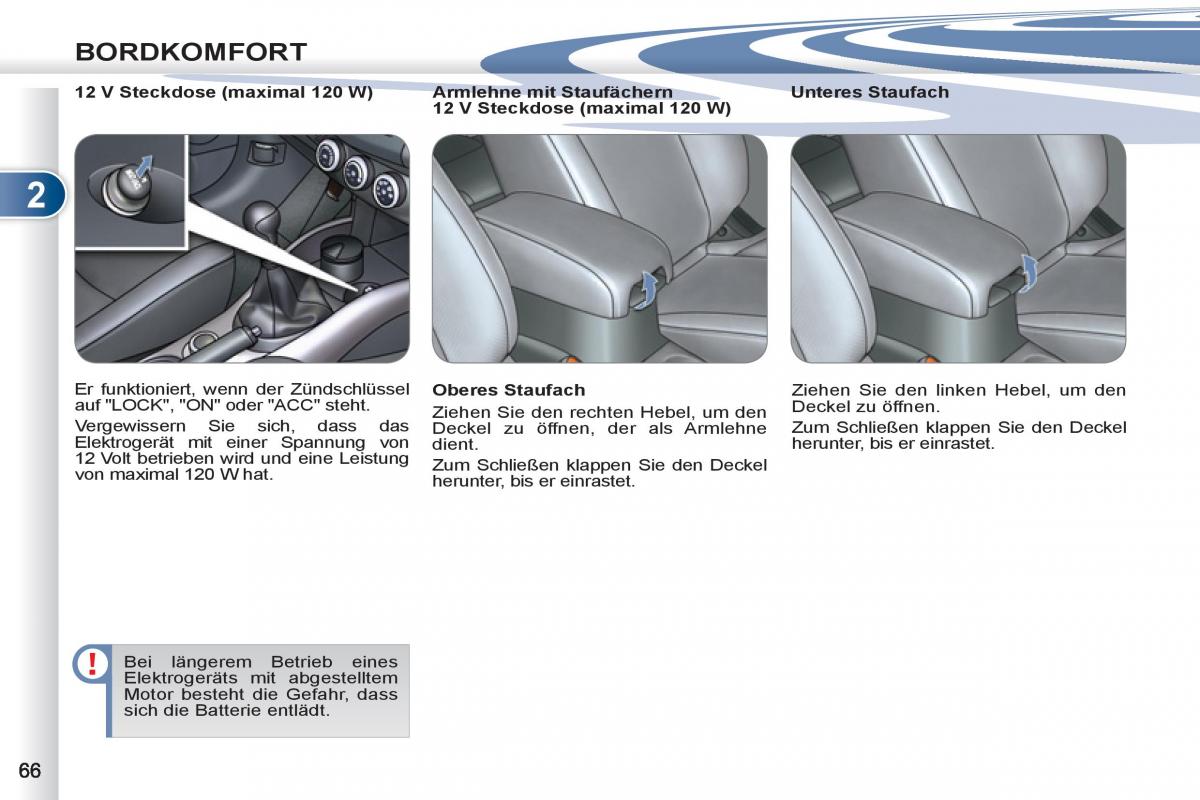 manuel du propriétaire Peugeot 4007 Handbuch / page 68