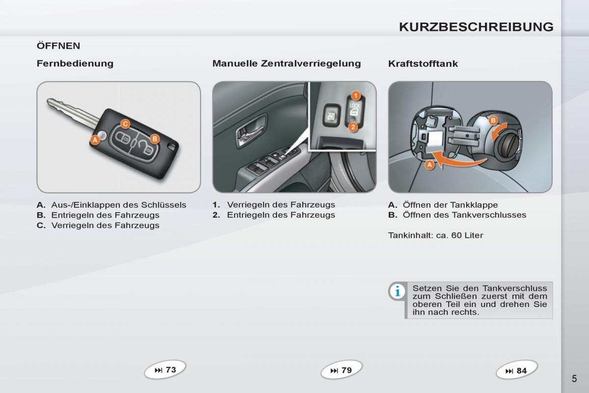 Peugeot 4007 Handbuch / page 7