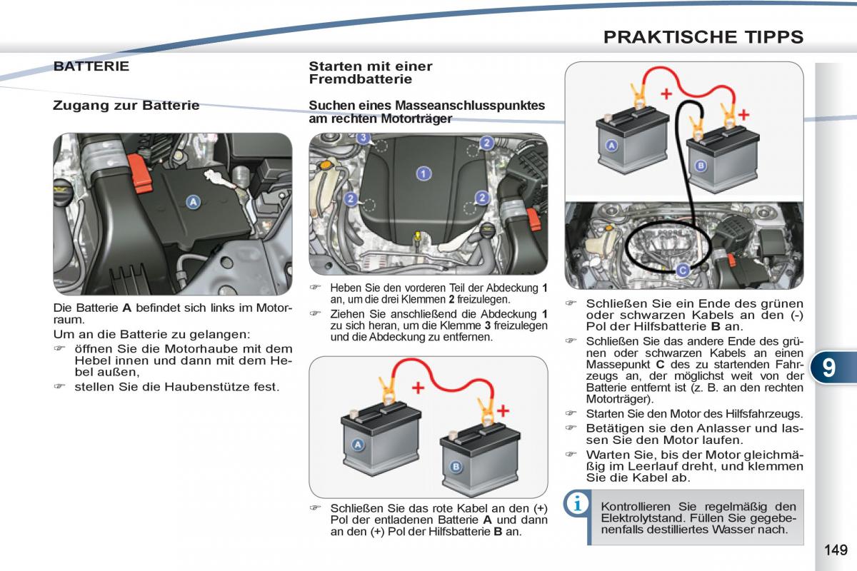 manuel du propriétaire Peugeot 4007 Handbuch / page 151