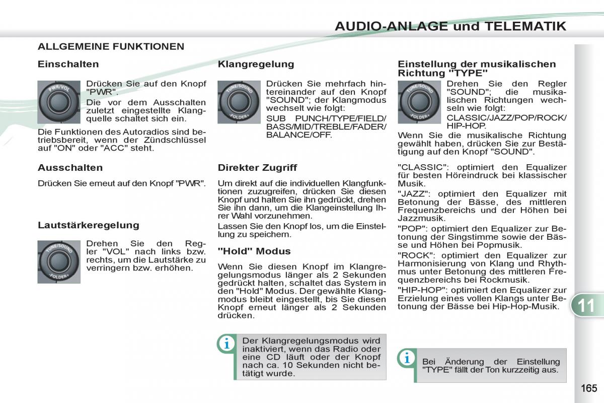 manuel du propriétaire Peugeot 4007 Handbuch / page 167