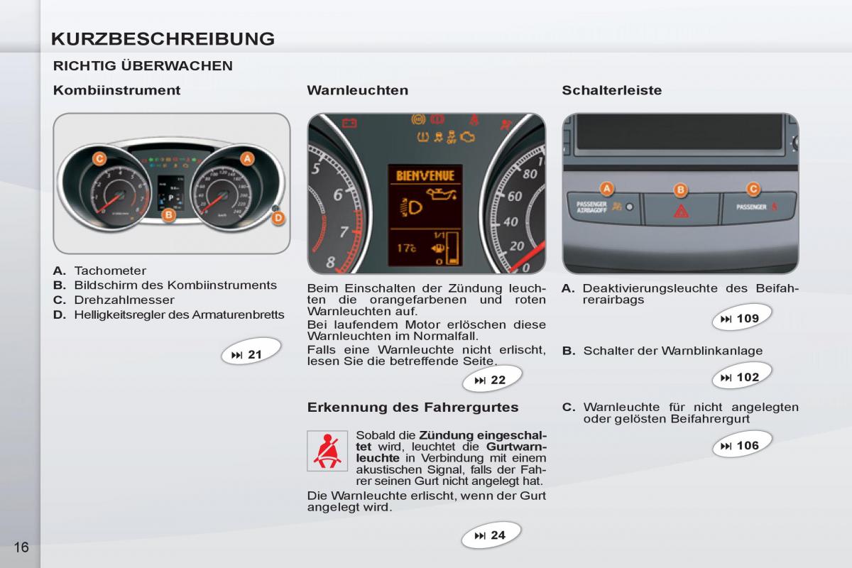 Peugeot 4007 Handbuch / page 18