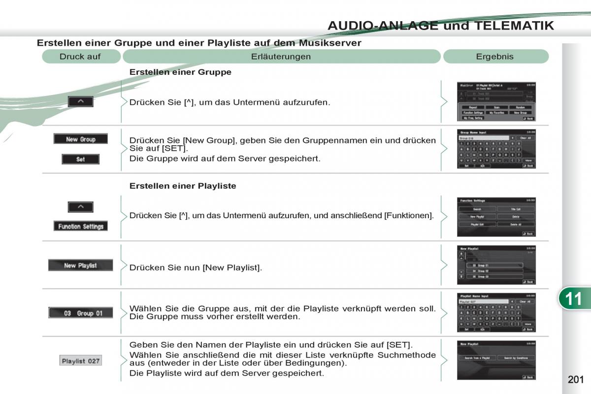 manuel du propriétaire Peugeot 4007 Handbuch / page 203