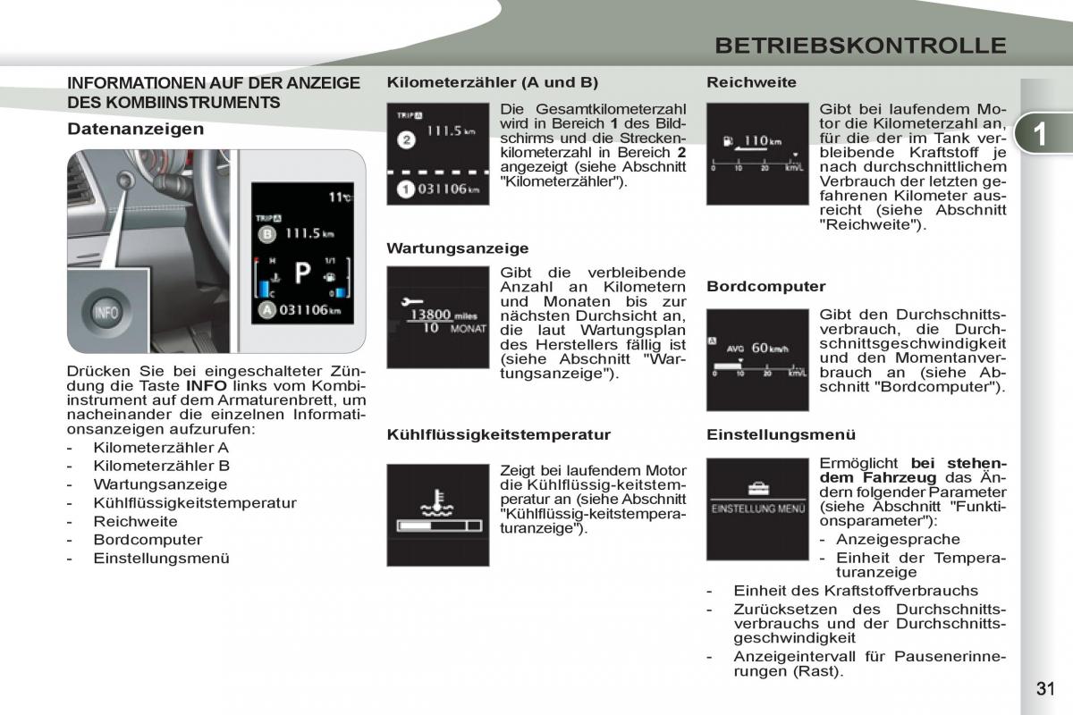 Peugeot 4007 Handbuch / page 33