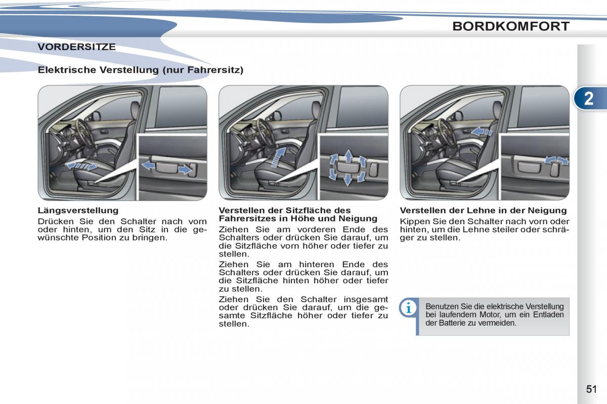 manuel du propriétaire Peugeot 4007 Handbuch / page 53