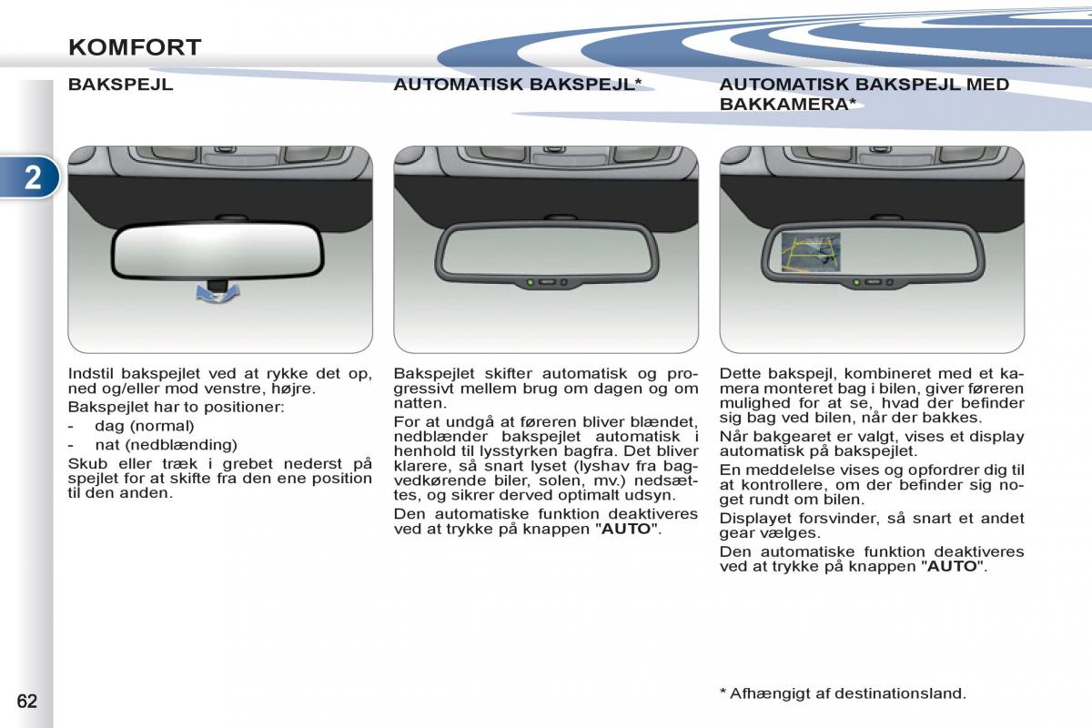 manual Peugeot 4007 Bilens instruktionsbog / page 64