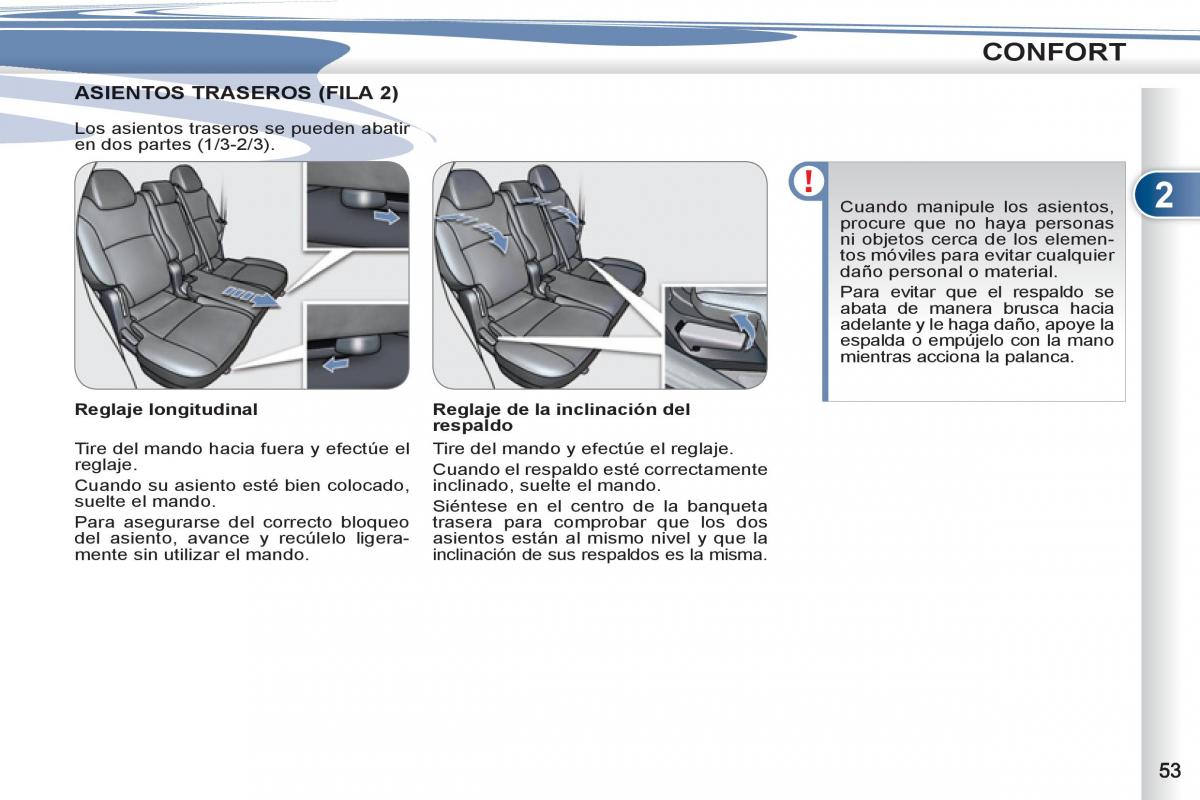 Peugeot 4007 manual del propietario / page 55