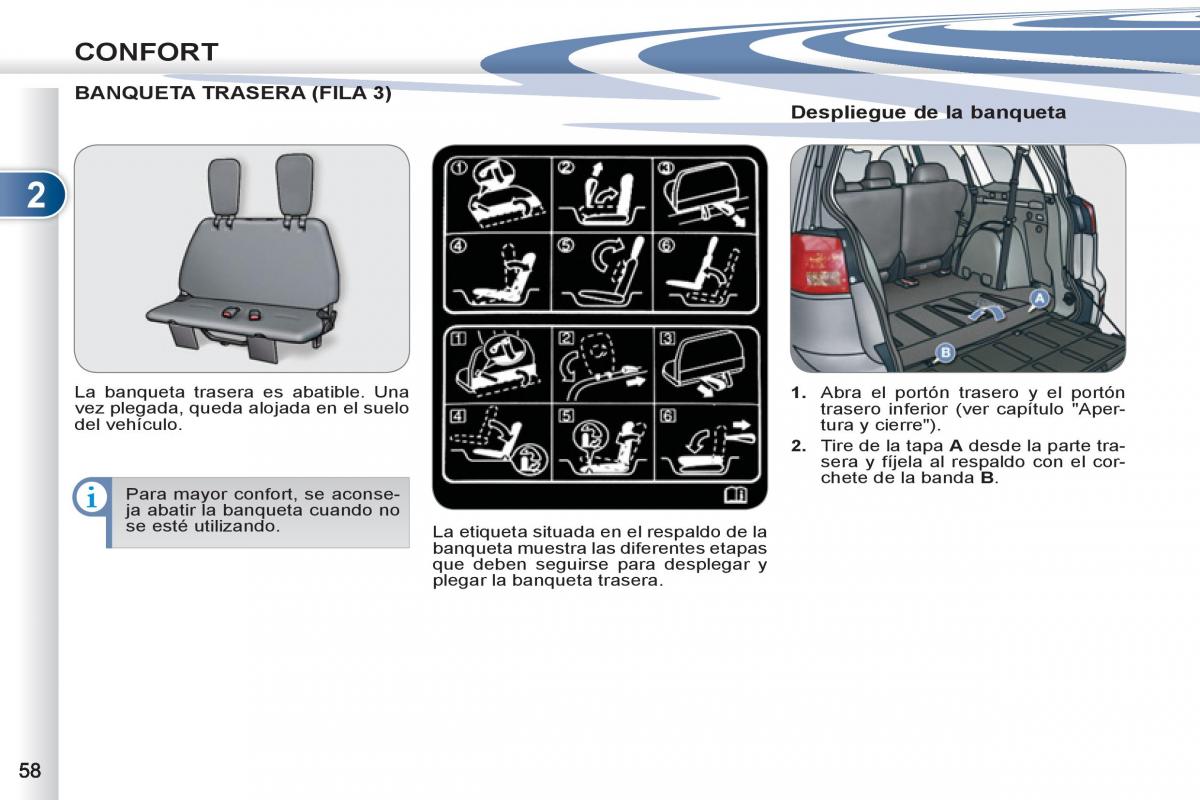 Peugeot 4007 manual del propietario / page 60