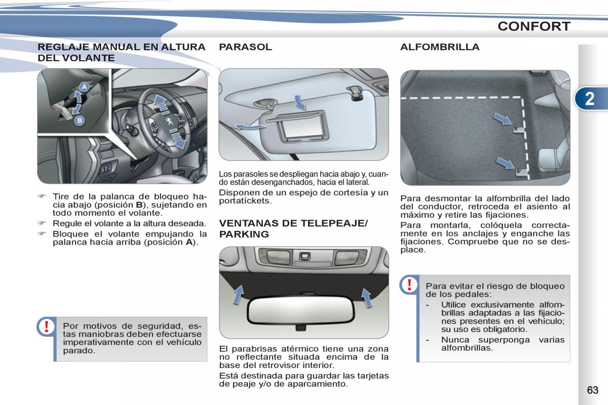 Peugeot 4007 manual del propietario / page 65