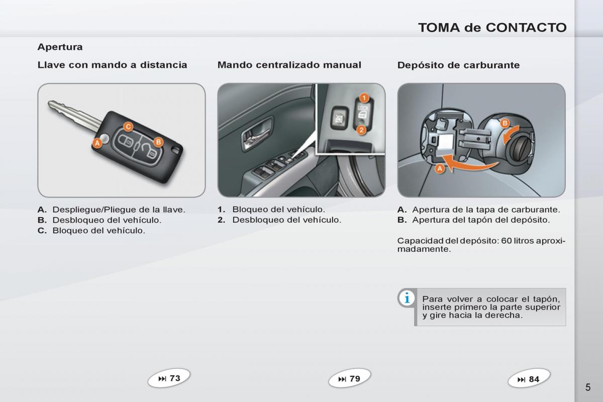 Peugeot 4007 manual del propietario / page 7