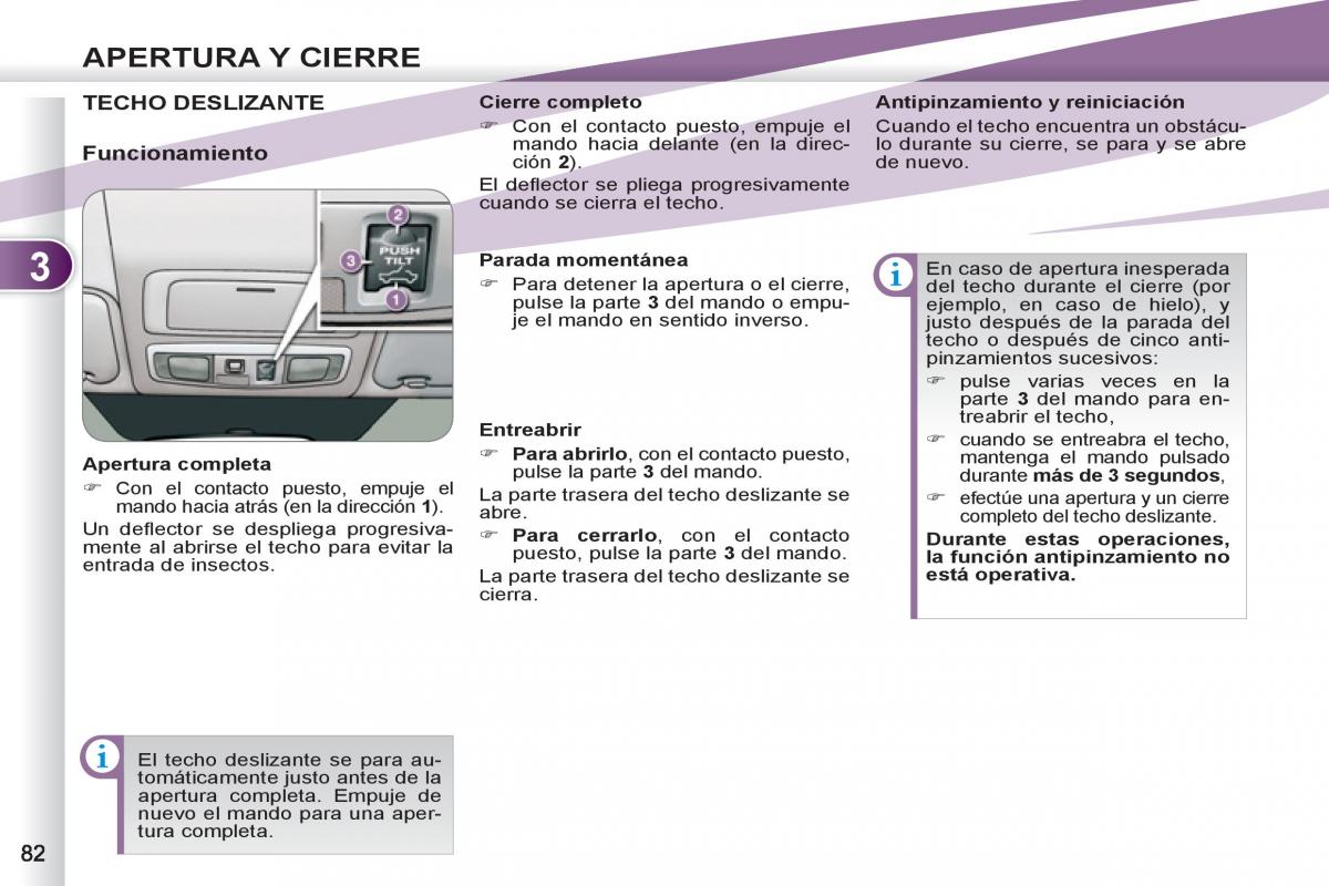 Peugeot 4007 manual del propietario / page 84