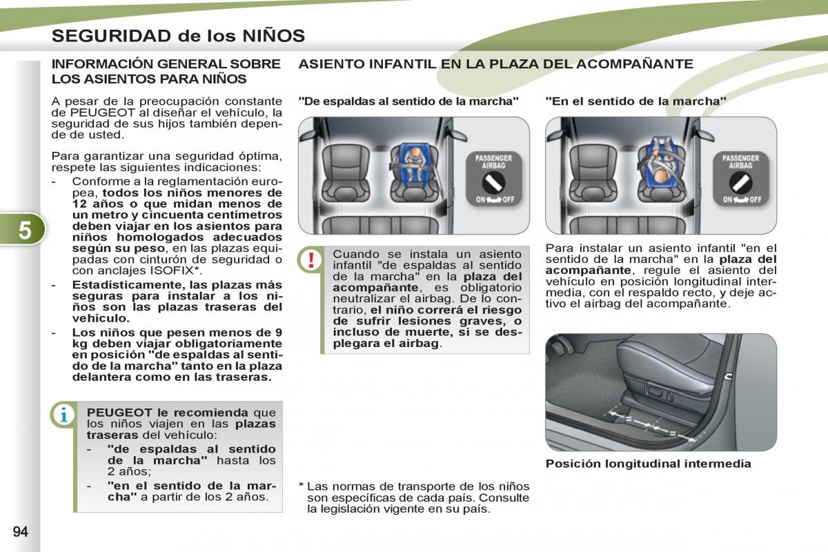 Peugeot 4007 manual del propietario / page 96