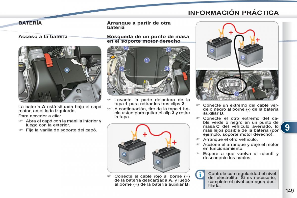 Peugeot 4007 manual del propietario / page 151