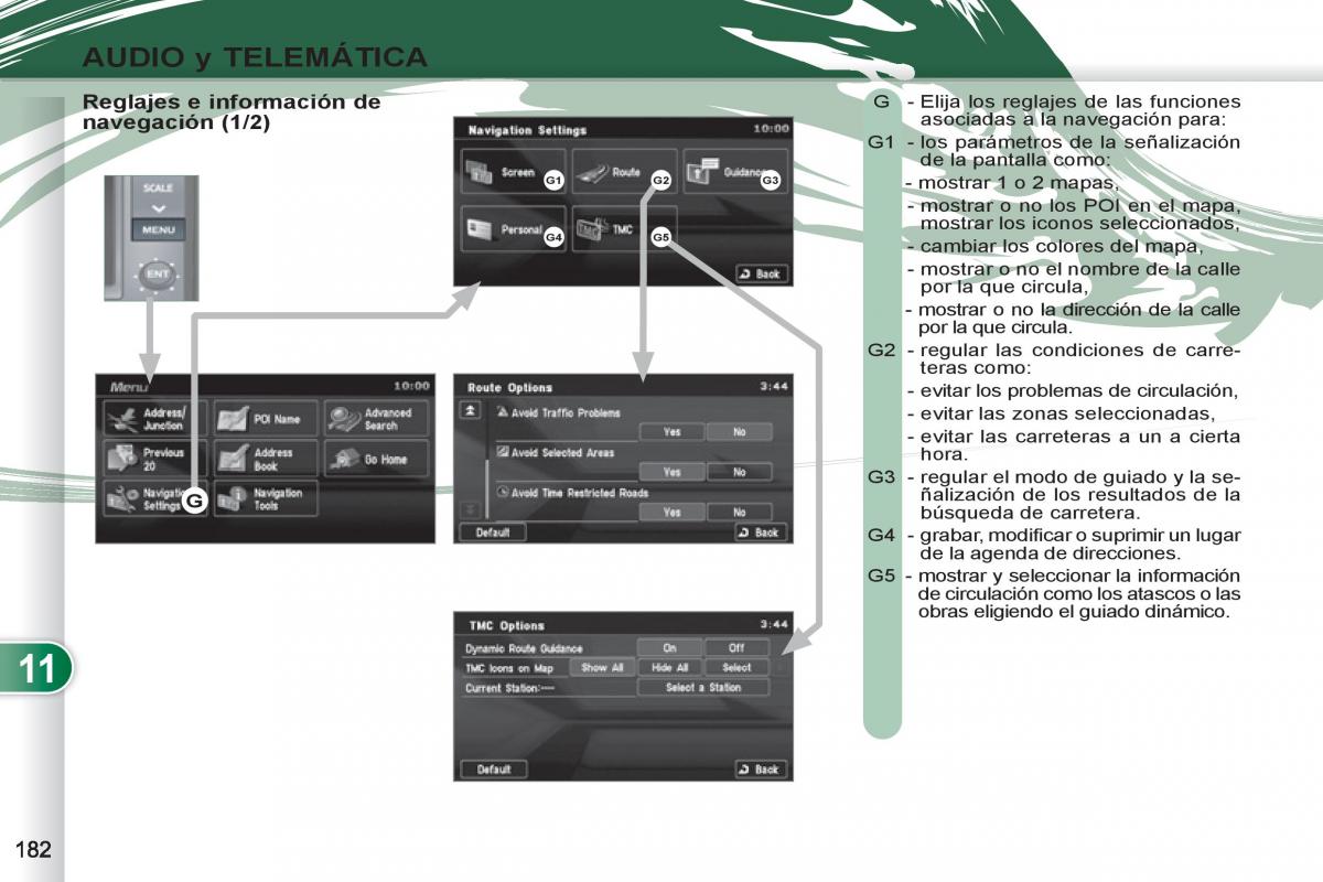 Peugeot 4007 manual del propietario / page 184