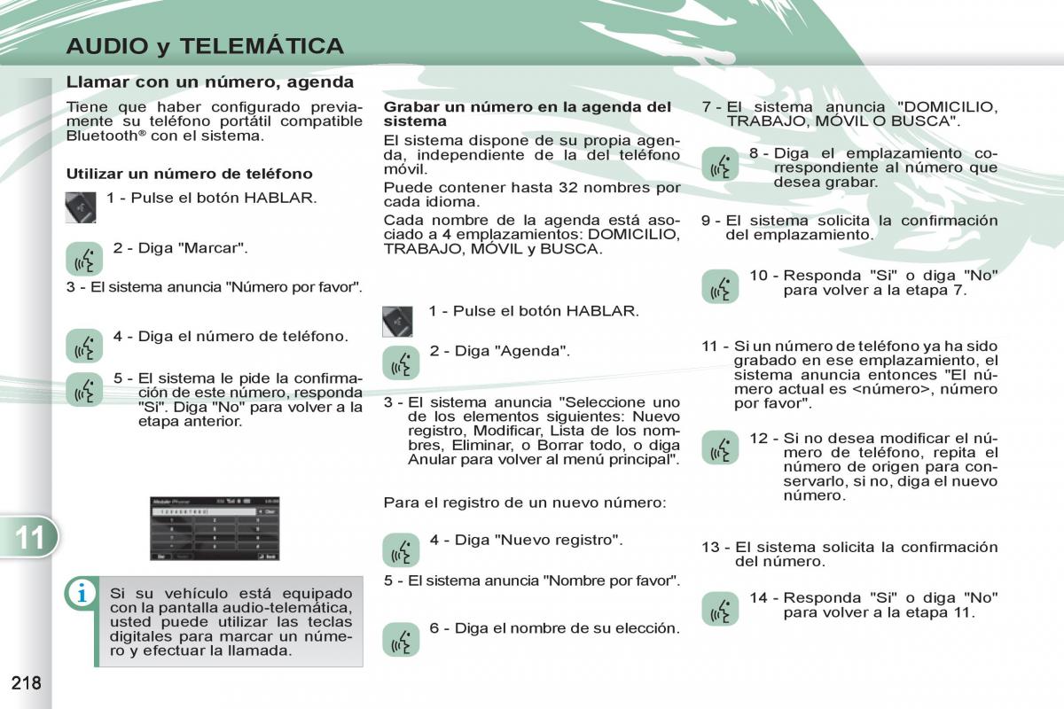 Peugeot 4007 manual del propietario / page 220