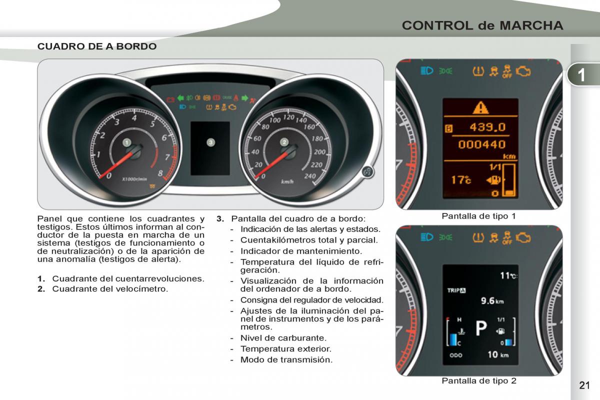 Peugeot 4007 manual del propietario / page 23