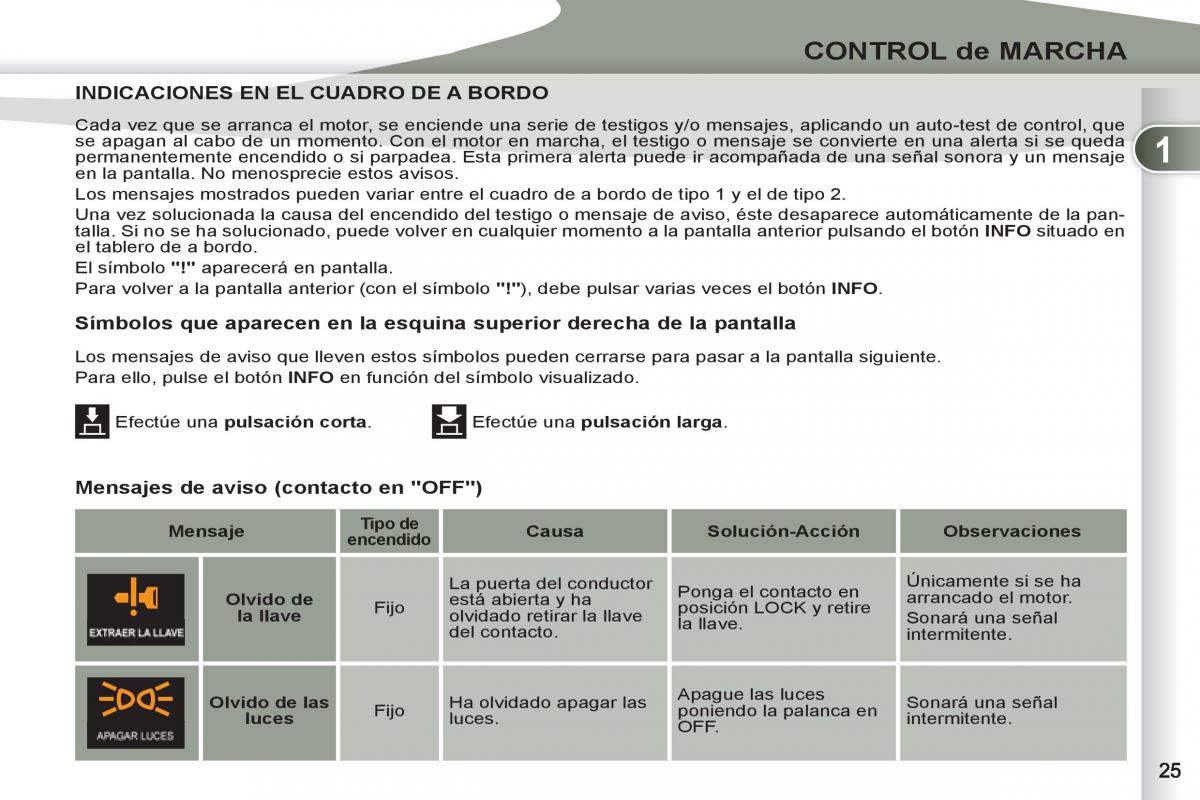 Peugeot 4007 manual del propietario / page 27