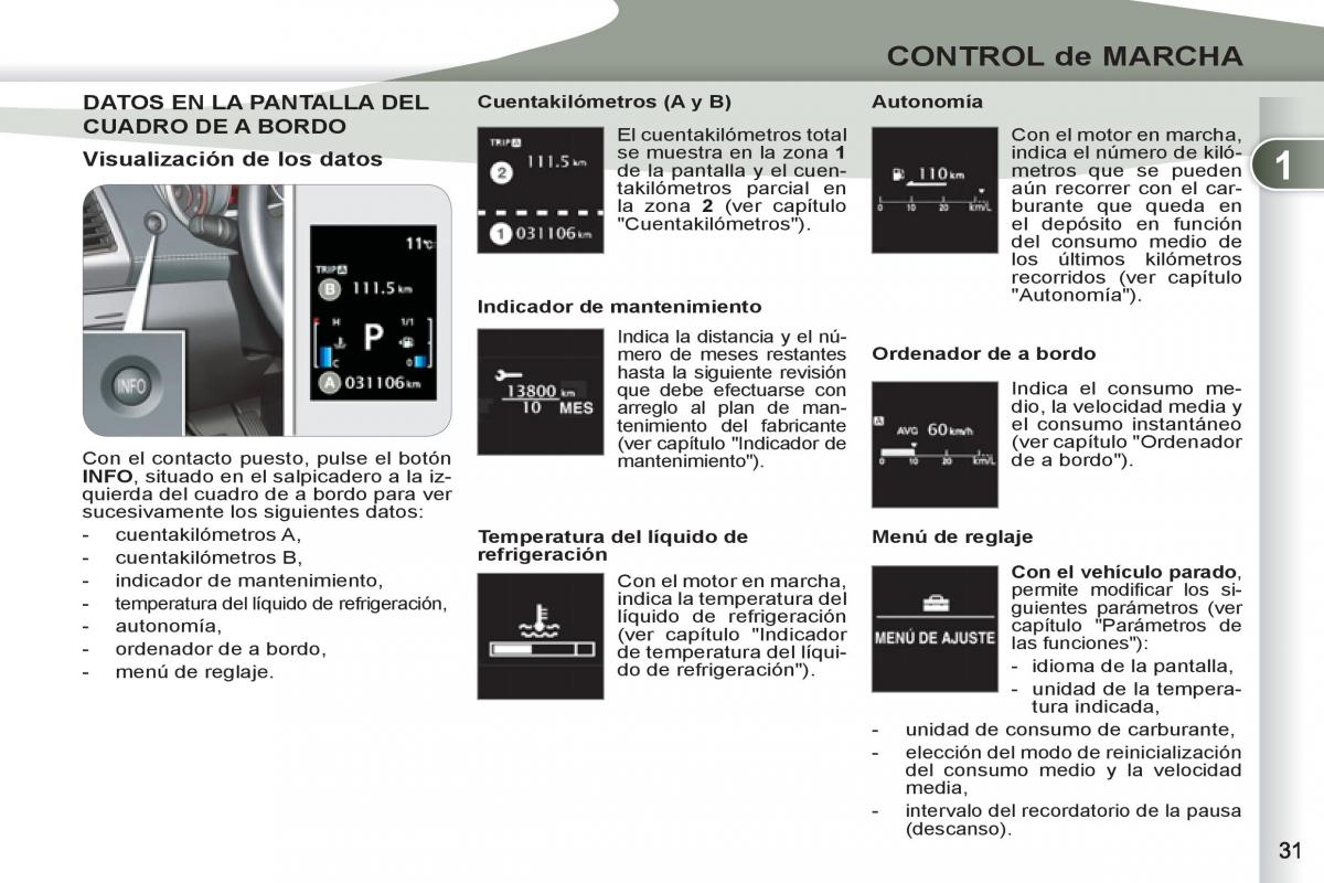 Peugeot 4007 manual del propietario / page 33